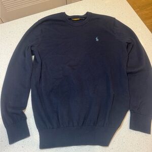 Polo by Ralph Lauren Men's Deep Blue Crewneck Sweater